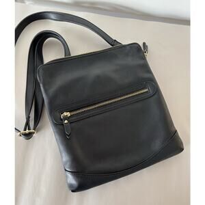 Black Litt Crossbody by Purse N Faux Leather Crossbody Bag